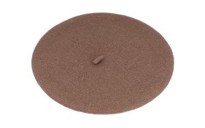 Beret damski 144-3 brązowy