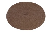 Beret damski 144-4 ciemny brąz
