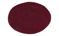 Beret damski 144-13 bordowy