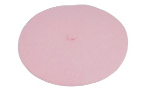Beret damski 144-22 jasny różowy