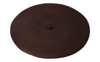 Beret damski 144-2 ciemny brąz