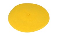 Beret damski 144-27 żółty