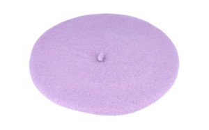 Beret damski 144-40 fioletowy