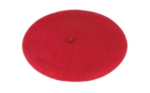 Beret damski 144-14 bordowy